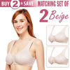 Carole Martin Full Freedom Front Closure wirefree Comfort Bra 