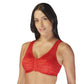 Carole Martin Full Freedom Front Closure Comfort Bra - Red