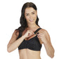 Carole Martin Front Adjustable Comfort Bra - Black