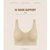 Slip-On Wireless Seamless Padded Bralette Comfort Bra - 24 hour support