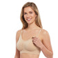 Wire-Free Padded Nursing Bra | Maternity by Carole Martin Style 7232 Beige