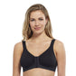 Adjustable Wirefree Front Closure Cotton Comfort Bra