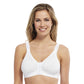 Adjustable Wirefree Front Closure Cotton Comfort Bra