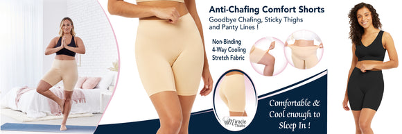 Anti-Chafing Comfort Shorts - Miracle Thighs