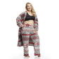 Buffalo Plaid Hooded Robe & PJ Pants – Cozy Family Christmas Set
