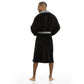 Men Bath Robe Soft Fleece Shawl Collar