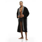 Men Bath Robe Soft Fleece Shawl Collar