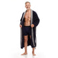 Men Bath Robe Soft Fleece Shawl Collar