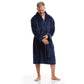 Men Bath Robe Soft Fleece Shawl Collar