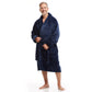 Men Bath Robe Soft Fleece Shawl Collar