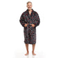 Men Bath Robe Soft Fleece Shawl Collar