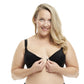 Underwire Bra Front Closure Back Smoothing Seamless Cups