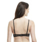 Underwire Push-Up Bra with Full Coverage and Padded Cups with Lace Detailing