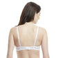 Underwire Push-Up Bra with Full Coverage and Padded Cups with Lace Detailing