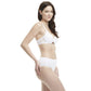 Underwire Push-Up Bra with Full Coverage and Padded Cups with Lace Wings
