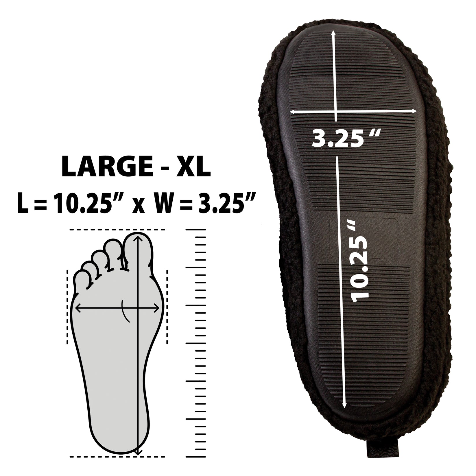 Sherpa Scuff Slip-on Slippers Bench Brand Padded Non-skid Rubber