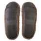 Taupe Sherpa Scuff Slip-on Slippers Bench Brand Padded Non-skid Rubber Sole