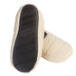 Black Sherpa Scuff Slip-on Slippers Bench Brand Padded Non-skid Rubber Beige