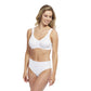 Carole Martin Front Adjustable Comfort Bra - White