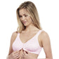 Carole Martin Wirefree Front Closure Bra for Women with Adjustable Straps Style 7222