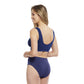 Carole Martin Full Freedom Front Closure Cotton Comfort Bra- Blue