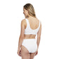 Carole Martin Full Freedom Front Closure Cotton Comfort Bra- White