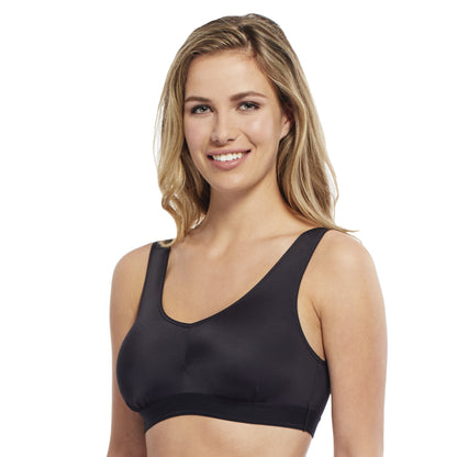 Carole Martin Slip-On Comfort Bra - Black