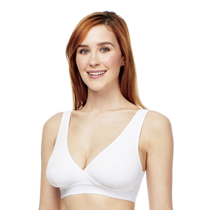 CaroleMartin-CrossoverSlip-OnComfortBra-White